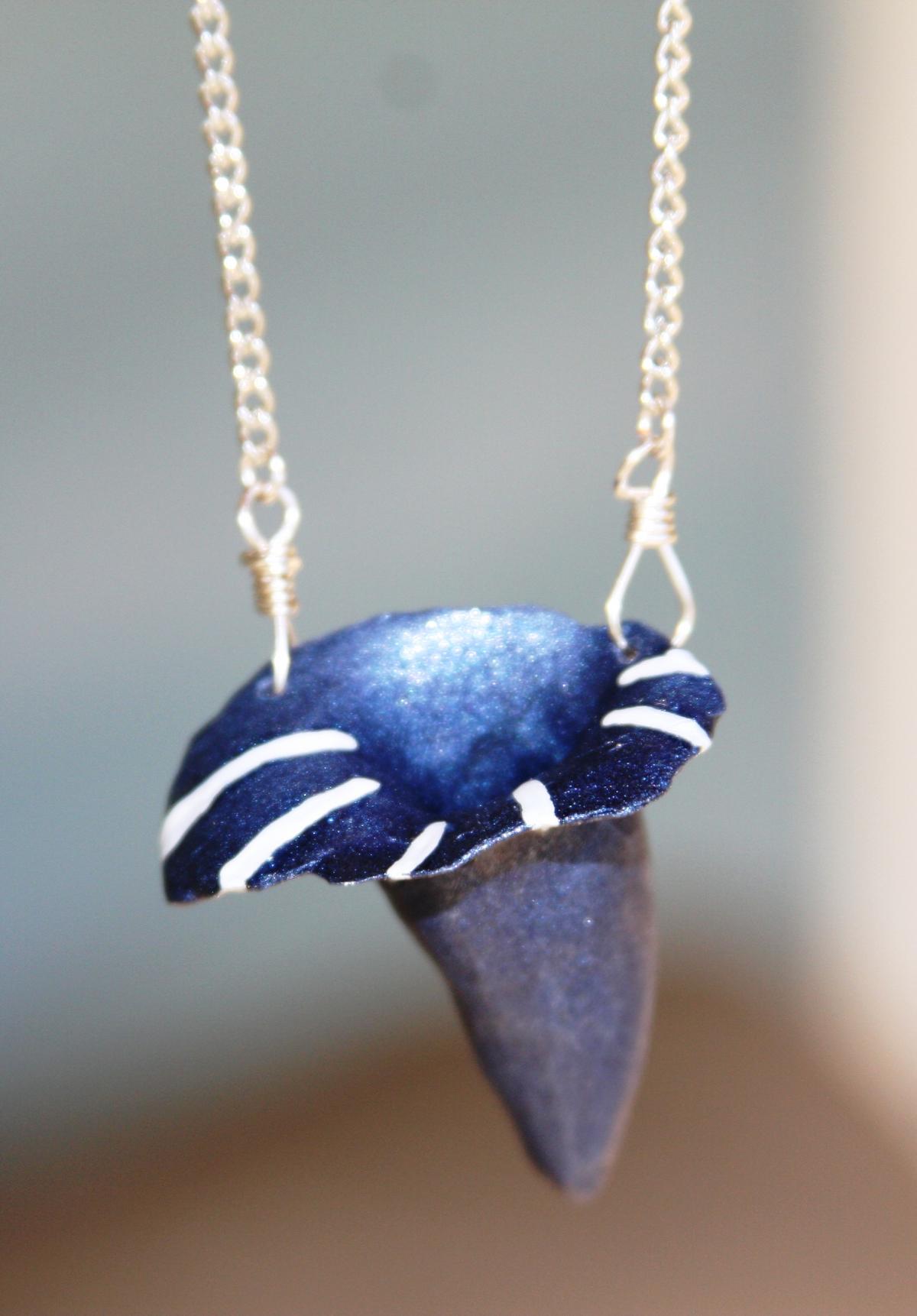 Wearable Botanical Planter Vase Necklace On A Silver Chain Handmade on